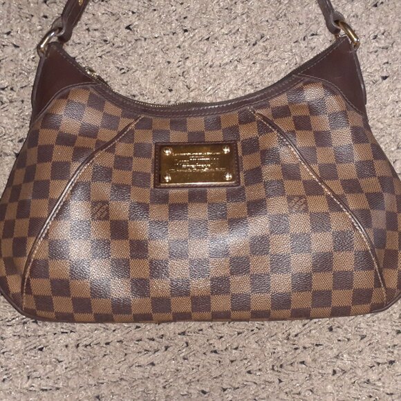 LOUIS VUITTON-Tate GM-Damier Ebene Shoulder Bag-Hobo-Dustbag/Receipt-Authentic - Picture 2 of 16